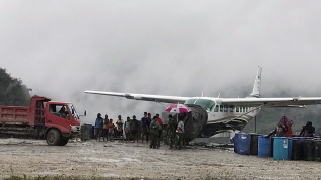 Pesawat kargo kecelakaan  (Foto: Istimewa)