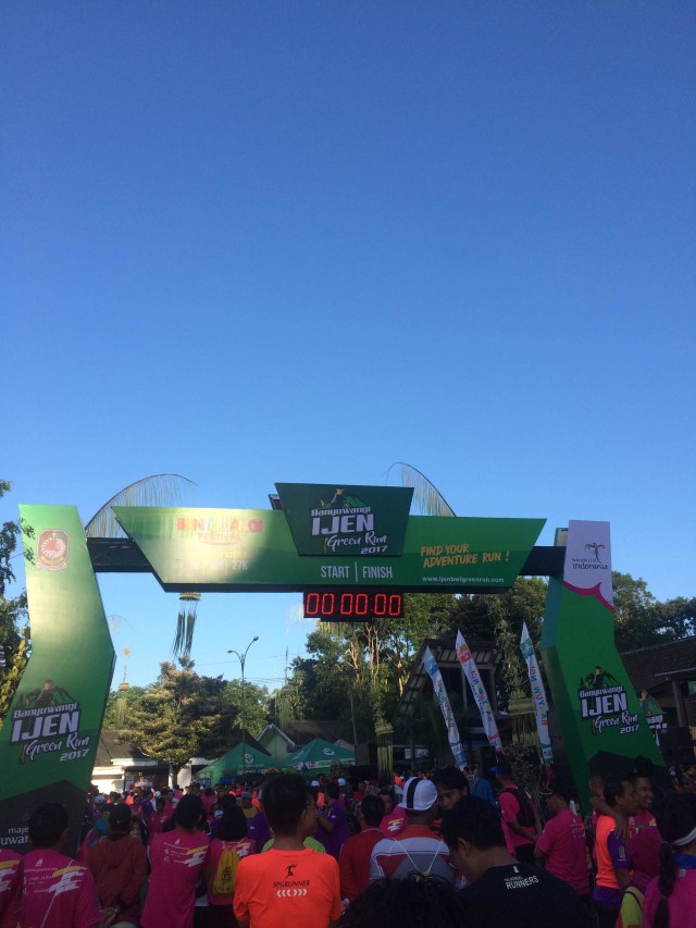 Ijen green run first experience