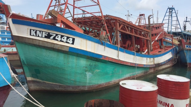 Kapal Vietnam yang dilelang Kejaksaan Negeri Batam (Foto: Istimewa)