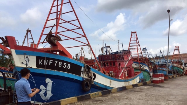 Kapal Vietnam yang dilelang Kejaksaan Negeri Batam (Foto: Istimewa)