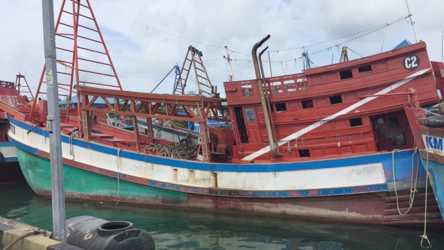 Kapal Vietnam yang dilelang Kejaksaan Negeri Batam (Foto: Istimewa)