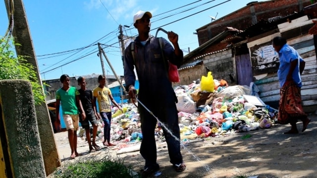 Wabah demam berdarah di Sri Lanka (Foto: Eranga Jayawardena/Associated Press)