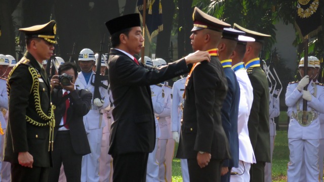 Acara Prasetya Perwira (Praspa) TNI dan Polri (Foto: Yudhistira Amran/kumparan)