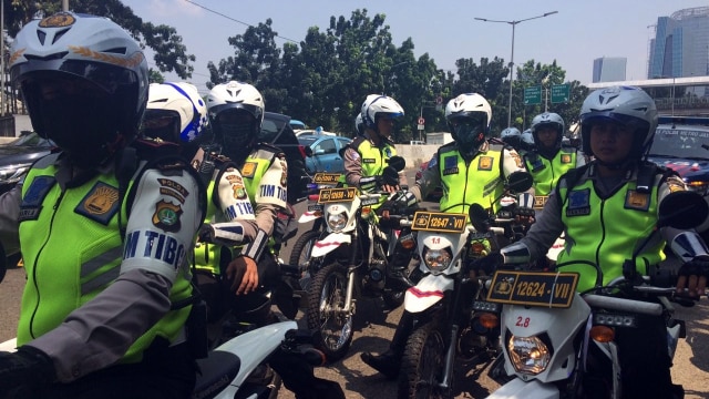 Aksi ojek online di Kasablanka (Foto: Iqra Ardini/kumparan)