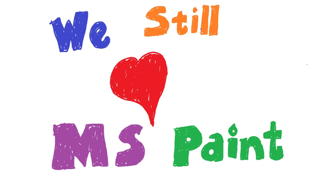 'We still love Microsoft Paint'. (Foto: Microsoft)