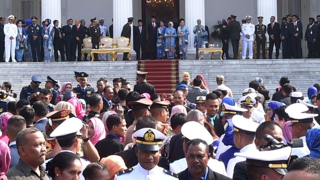 Pelantikan perwira muda TNI Polri (Foto: Biro Pers Setpres)