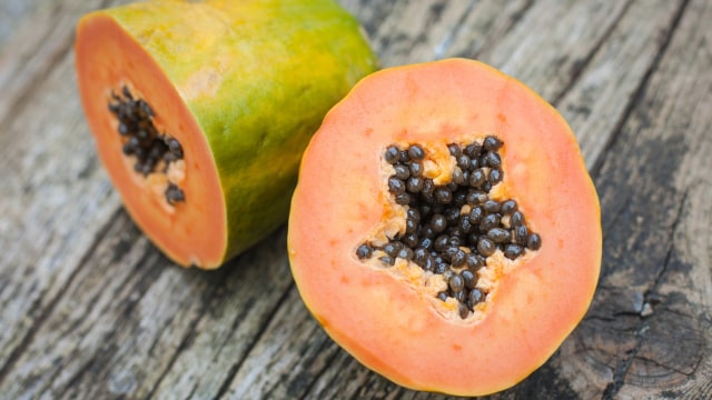 Buah pepaya. (Foto: Thinkstock)