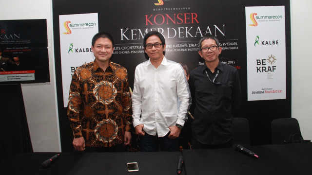Jumpa pers Konser Kemerdekaan (Foto: Munady)