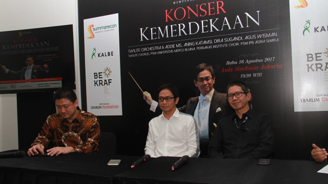 Jumpa pers Konser Kemerdekaan (Foto: Munady)
