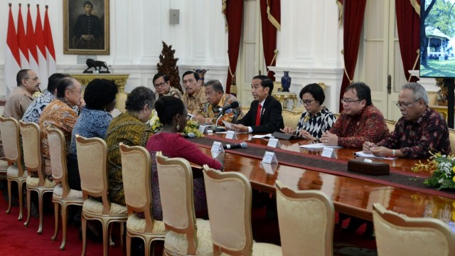 Presiden Joko Widodo bertemu Bank Dunia (Foto: Dok. Kris - Biro Pers Setpres)