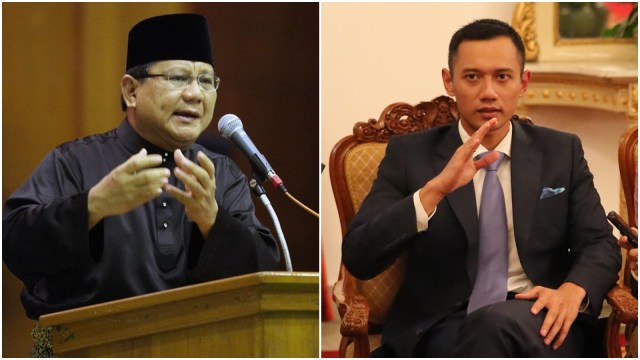 Prabowo dan Agus Yudhoyono (Foto: twitter/@prabowo dan Instagram/@agusyudhoyono)