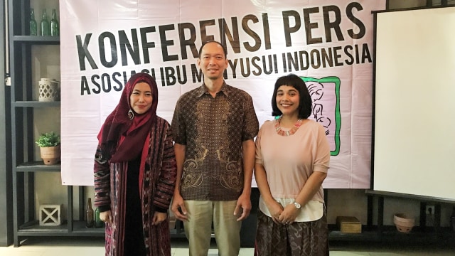 Konferensi Pers Asosiasi Ibu Menyusui Indonesia. (Foto: Stephanie Elia/kumparan)