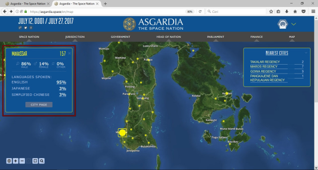 Jumlah Asgardian Makassar (Foto: asgardia.space)