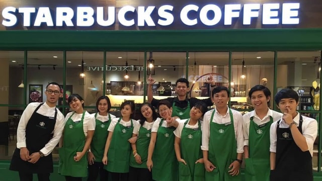 Barista Starbucks (Foto: Instagram/ @afrieyan_vido - instagram)