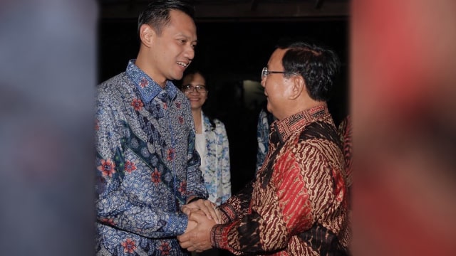 Agus Harimurti Yudhoyono dan Prabowo Subianto (Foto: Instagram @agusyudhoyono)