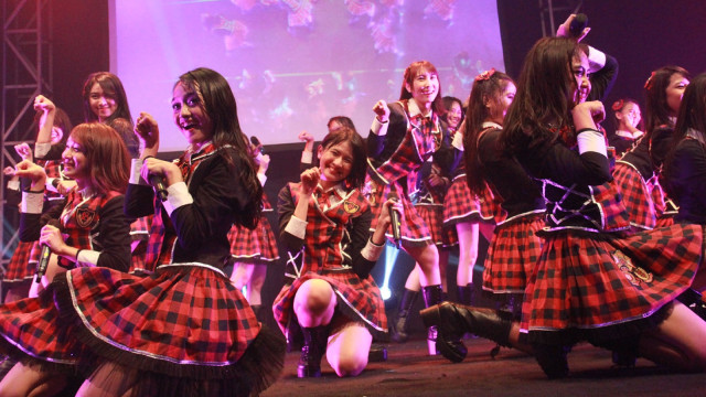 Konser JKT48 bertajuk 'Jangan Kasih Kendor'. (Foto: Munady Widjaja)