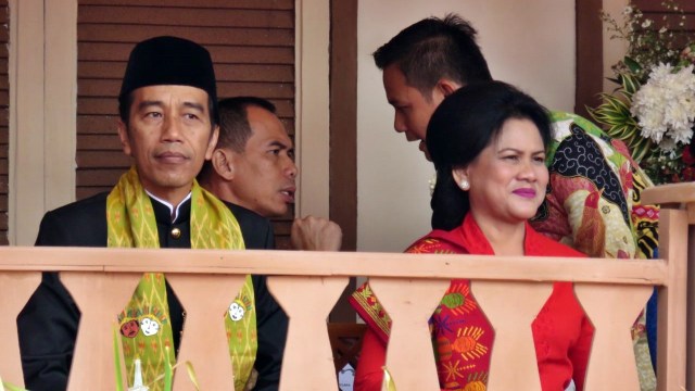 Presiden Joko Widodo dan Ibu Iriana (Foto: Yudhistira Amran/kumparan)