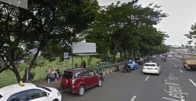 Lokasi ojek online di Cawang (Foto: Google Street View)