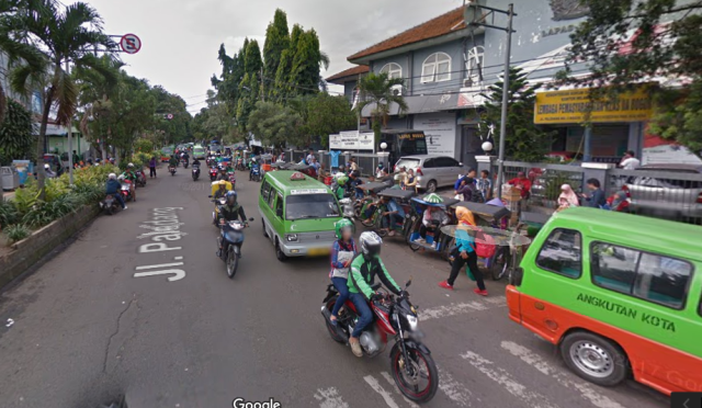 Lokasi pertemuan di Jalan Paledang (Foto: Google Street View)