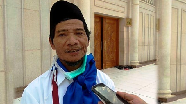 Tarsudin, jemaah haji asal Banjarnegara. (Foto: Dok. kemenag.go.id)