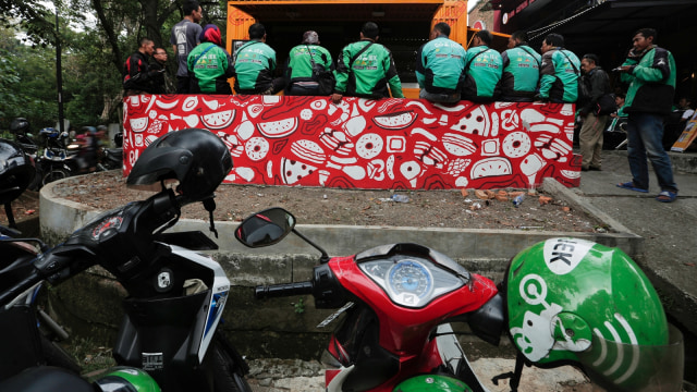Gojek. (Foto: Reuters/Beawiharta)