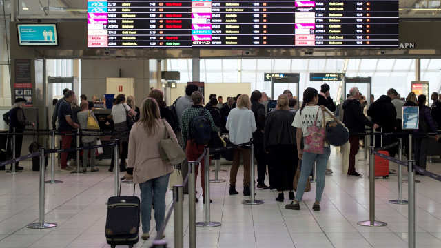 Keamanan Pemeriksaan Bandara Australia Foto: REUTERS/Jason Reed