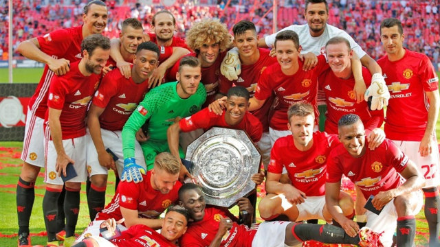 Man Utd memenangi Community Shield 2016. (Foto: Reuters)