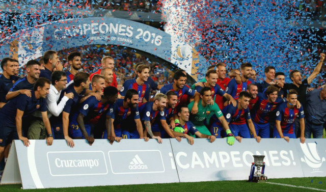 Barcelona juara Supercopa 2016. (Foto: Reuters)