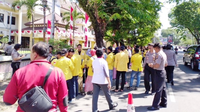 Aksi koalisi masyarakat pro demokrasi Semarang (Foto: Dok. LBH Semarang)