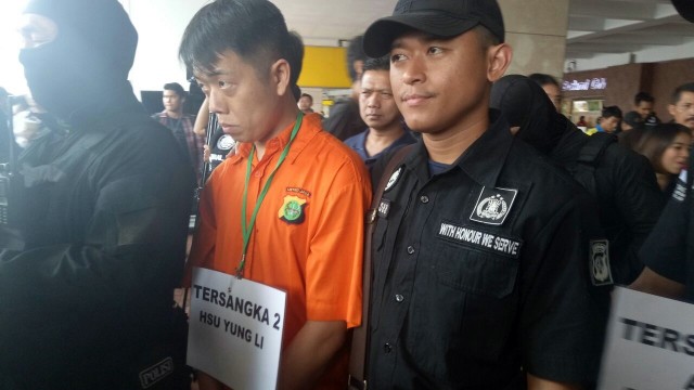 Suasana rekonstruksi kasus sabu 1 ton. (Foto: Ainul Qalbi/kumparan)