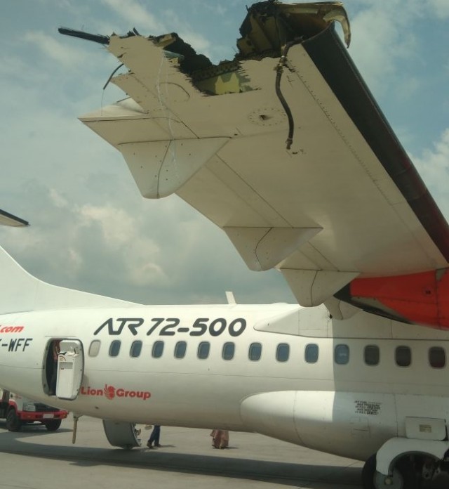 Kecelakaan Lion Air dan Wings Air (Foto: Istimewa)