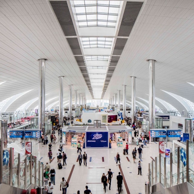 Bandara Dubai punya terminal terbesar di dunia. (Foto: Instagram/dubaiairports)