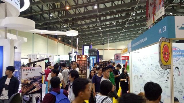 Pengunjung Padati Popcon Asia 2017 (Foto: Jofi Yordan/kumparan)