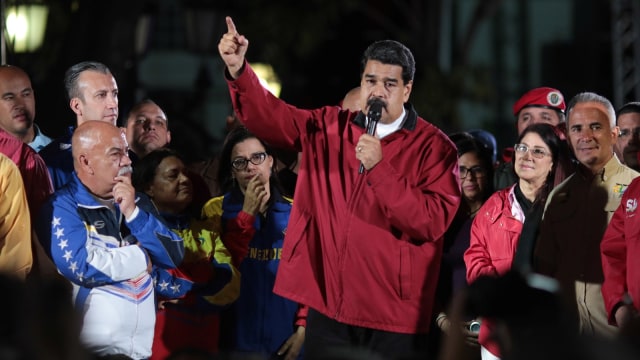 Presiden Venezuela Nicolas Maduro di Caracas (Foto: Miraflores Palace/Handout via REUTERS )