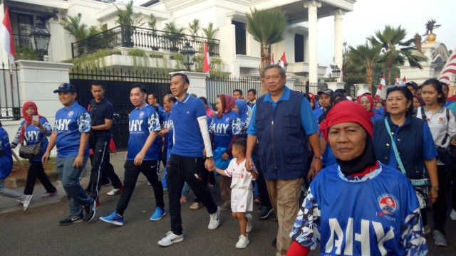 SBY, Ani Yudhoyono, AHY, dan Ibas Yudhoyono  (Foto: Diah Harni/kumparan)