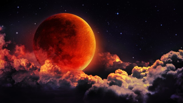 Gerhana Bulan. (Foto: Thinkstock)
