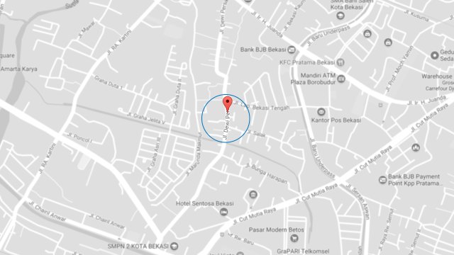 Jalan Dewi Persik di Bekasi (Foto: dok. Google Maps)