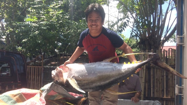 Yellow fin tuna tangkapan nelayan Dagho. (Foto: Istimewa)