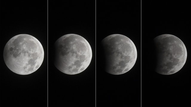 Gerhana Bulan Sebagian dari Surabaya