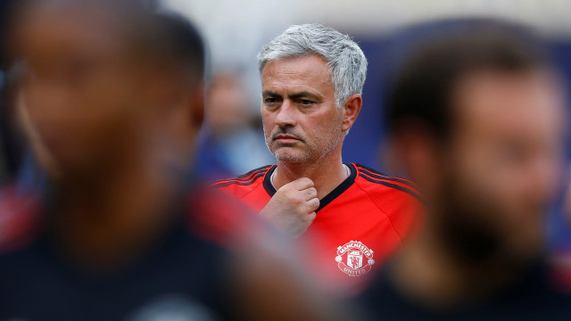Manajer MU, Jose Mourinho. (Foto: Reuters/Peter Cziborra)