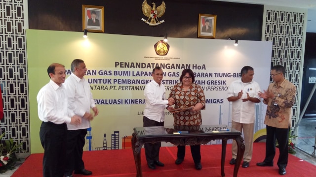 Kerja sama Gas Jambaran Tiung Biru Pertamina-PLN (Foto: Edy Sofyan/kumparan)