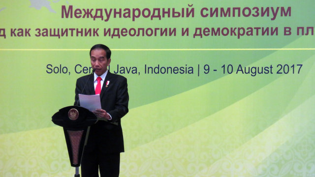 Jokowi Hadiri Simposium Internasional MK (Foto: Yudhistira Amran/kumparan)