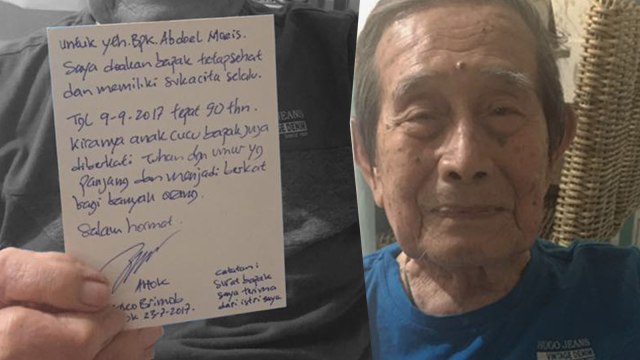 Ahok kirim surat untuk Abdul Muis. (Foto: Facebook Nury Diana Nirwani)