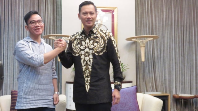 AHY dan Gibran Rakabuming Raka (Foto: Yudhistira Amran/kumparan)