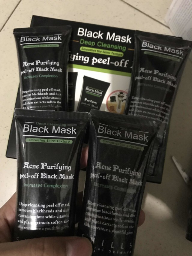 #reviewskincare - shills acne purifiying peel off black mask