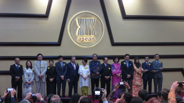 Peringatan HUT ke-50 ASEAN (Foto: Yudhistira Amran/kumparan)