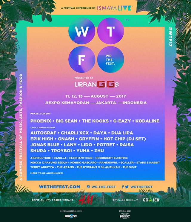 Pengisi Acara We The Fest (Foto: We The Fest)