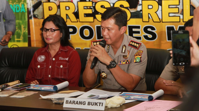 Press Release Ello di Polres Jaksel (Foto: Munady)