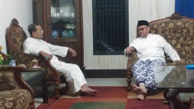 Sudirman Said sowan ke Habib Luthfi Pekalongan (Foto: Wisnu Prasetyo/kumparan)