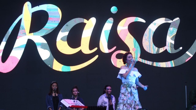 Raisa di We The Fest 2017. (Foto: Cornelius Bintang/kumparan)